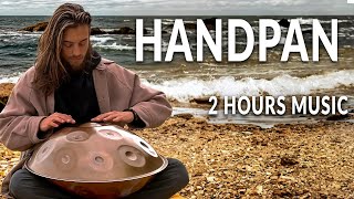 Waves Of Calm 54  HANDPAN 2 hours Music  Pelalex Hang Drum Meditation Music [upl. by Teresa929]