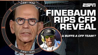 Paul Finebaum CAUTIONS skepticism after CFP first reveal  Alabama amp Colorado analysis  First Take [upl. by Rosenthal255]