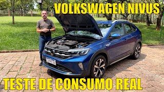 Volkswagen Nivus Highline  Teste de CONSUMO REAL com gasolina e etanol mais de 2000 km [upl. by Drawe461]