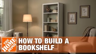 DIY Bookshelf – Simple Wood Projects  The Home Depot [upl. by Bonnibelle520]