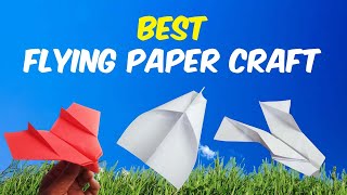 3 Unique Paper Planes  cool airplanes to make out of paper  best paper craft [upl. by Hawken126]