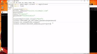 MQTT Tutorial 7  Working with MQTT Mosquitto MyMQTT Mobile App  Paho Python Publish [upl. by Eluk]