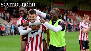 Match Highlights Cheltenham Town 10 Harrogate Town  Presented by Seymour John [upl. by Artimas]