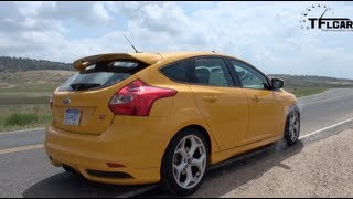 2013 Ford Focus ST 060 MPH Drive amp Review [upl. by Eenahc]