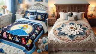 crochet bedspreads couple new design [upl. by Charlet416]