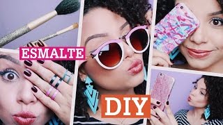 DIY » 07 customizações FÁCEIS com ESMALTE 💅🏼  por Ana Lídia Lopes [upl. by Oinotnaesoj]