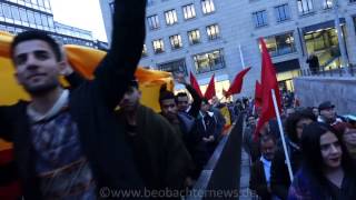 Newroz in Stuttgart  Gute Stimmung trotz Verbots kurdischer Symbole [upl. by Welford]