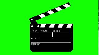 Green Screen  Film Slate SnapAnimated Clapperboard  With Snap Audio [upl. by Ulu]