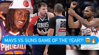 Suns Vs Mavs GAME OF THE YEAR Suns At Mavs Highlights Reaction [upl. by Nisaj]