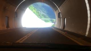 World famous tunnels on AUSTRIA motorway through alps Lermoos and Landecker [upl. by Tarttan]