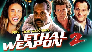 LETHAL WEAPON 2 1989 Movie Reaction wCoby FIRST TIME WATCHING [upl. by Lippold]