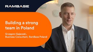 Building a strong team in Poland  RamBase ERP [upl. by Zahc]