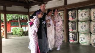 【京都】アメリカ人カップルの神前式～Traditional Japanese Wedding in Kyoto Richard♡Mary [upl. by Lemay]