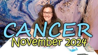 Cancer Keeping a Distance November 2024 🔆 Monthly tarot reading [upl. by Norel]