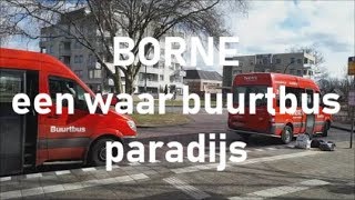 Met de voorlopig gratis nieuwe Buurtbus door Borne  SYNTUS TWENTE [upl. by Emelen]