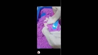 ASMR DYNAMIC SAND CREATED LETS PLAY [upl. by Ylicis45]