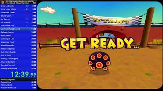 Wacky Races Starring Dastardly amp Muttley  New WR Time Attack Skipless Speedrun 4113880 [upl. by Yetah]