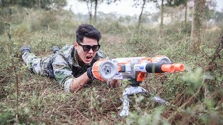 LTT Game Nerf Guns  Gaming nerf guns  Team support battle criminal group [upl. by Wei]