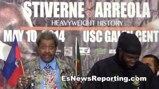 stiverne vs arreola post fight press conference EsNews Boxing [upl. by Lissi]