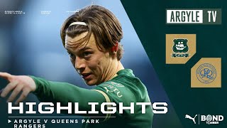 Plymouth Argyle v Queens Park Rangers highlights [upl. by Criswell]