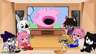 Gacha Club 🐷 Piggy characters react to Piggy Memes  Peppa and Roblox Piggy Funny Animation Part 2 [upl. by Grounds877]