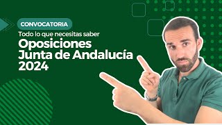 ▶️OPOSICIONES JUNTA DE ANDALUCÍA 2024 🔥 TODA la información en 4 MINUTOS⏲️ [upl. by Marlie933]