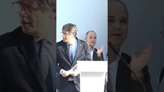 Herrera reacciona a la llegada de Puigdemont quotHa aparecidoquot [upl. by Ammamaria]