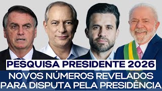 PESQUISA PRESIDENTE NOVOS NÚMEROS PARA ELEIÇÕES EM 2026 [upl. by Eceela815]