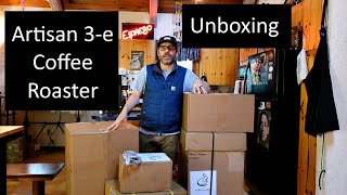 Coffee Crafters Artisan 3e Fluid Bed Coffee Roaster Unboxing [upl. by Vogel]