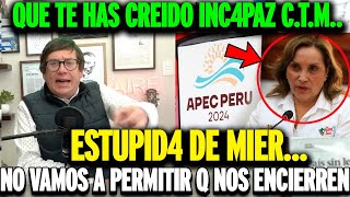 Jaime chincha cuadra a dina Boluarte por encerrarnos en los días de Apec [upl. by Noremac]