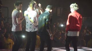 One Direction singing It Wasnt Me by Shaggy  Nottingham 200313 [upl. by Alcus]