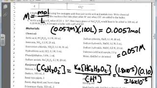 Preparation and Properties of Buffer Solutions Lab Explanation [upl. by Aleakim522]