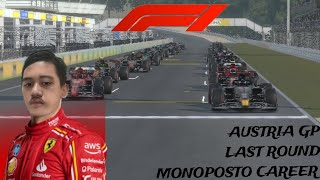 F1 MONOPOSTO AUSTRIA GP CAREER MODE ROUND 11 [upl. by Chuck]