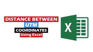 Find Distance Between 2 COORDINATES  Find Distance Between Coordinates in Excel [upl. by Ehcadroj]