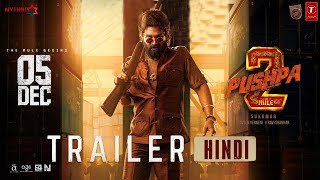 Pushpa 2 The Rule HINDI Trailer 2024  Allu Arjun Rashmika Fahadh  Sukumar [upl. by Cud]