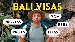 HOW BALI VISAS WORK  Complete Guide 2023 on Prices amp How to Apply  Ep1 smoothmovingbali [upl. by Gayleen217]