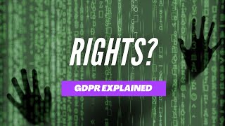 What Rights Do Individuals Have Under GDPR  Martisz  GDPR Explained [upl. by Eiramnaej]