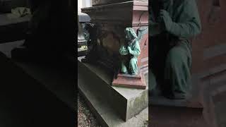 ASMR walk in Graveyard  Headstone Crow cry Cimetière de Montmartre Montmartre Cemetery S69✝️ [upl. by Utica394]