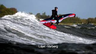 Läjet Varberg Wingfoil morning Session [upl. by Earej]