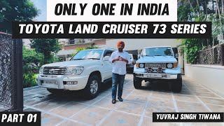 Only 1 In India  Toyota LandCruiser 73  Yuvraj Singh Tiwana  Garage Vlog  Chandigarh [upl. by Tnomel]