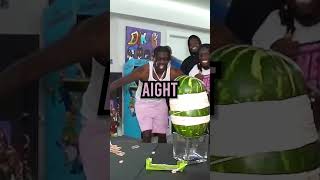 Kai Cenat Tries To Blow Up A Watermelon wLil Yachty amp Baylen Levine 😂🍉 [upl. by Buna235]