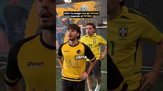 Pov Tu amigo FAN de TIKTOK jugando al FÚTBOL parte 1 [upl. by Simonette]