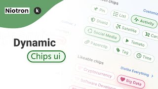 Dynamic Chip Ui Design On App Inventor Platform  Kodular  Niotron  Android Builder [upl. by Inail]