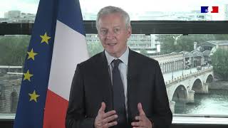 Bruno Lemaire au FIC 2021 [upl. by Hillary]