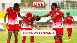 LIVE CECAFA KENYA VS TANZANIA GAME MATCH SEMIFINALS [upl. by Ydnim]