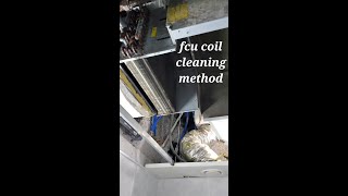 Cleaning the Coil of Fan Coil Unit [upl. by Costa]