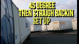 CR ENGLAND MY 45 DEGREE TO STRAIGH BACKIN SET UP video [upl. by Einon]