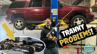 TRANSMISSION PULL JUNKYARD TRIP NEW DUALLY CHASSIS AND MORE [upl. by Ellehc]