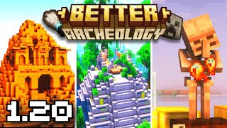 FABRIC Better Archeology 1201  Mod Review Fossils New Brushes Dungeons and More [upl. by Fischer34]