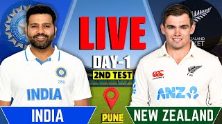 India vs New Zealand 2nd Test Day 1  IND vs NZ Live Match  Live Cricket Match  Session 2 [upl. by Ecille]